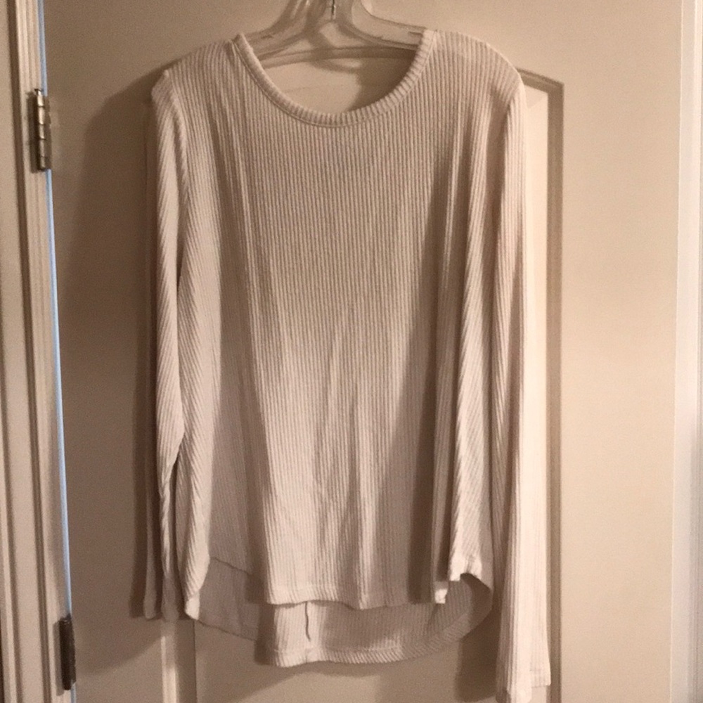 Cream sweater